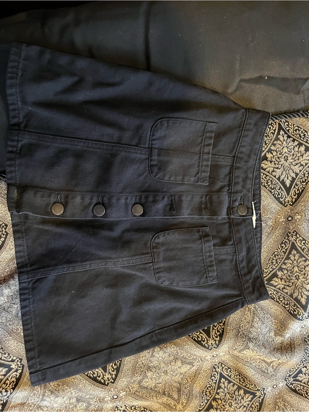 Garage Size Small Black Pencil Skirt